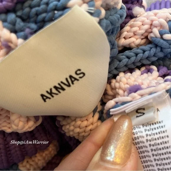 AKNVAS lattice open weave chunky knit sweater *shop@iamwarrior
